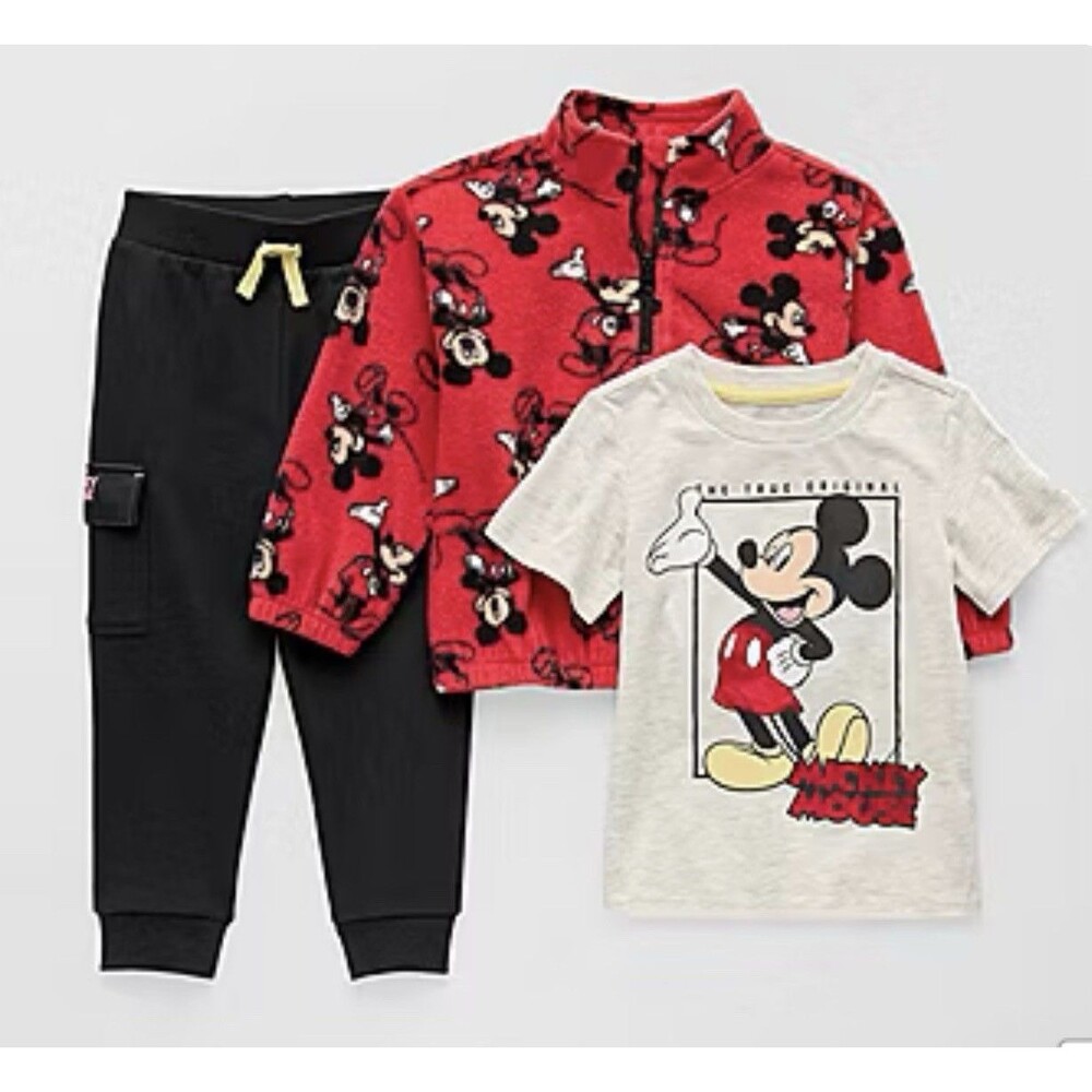 Toddler Boys Mickey Mouse 3-pc. Pant Set 2T A1